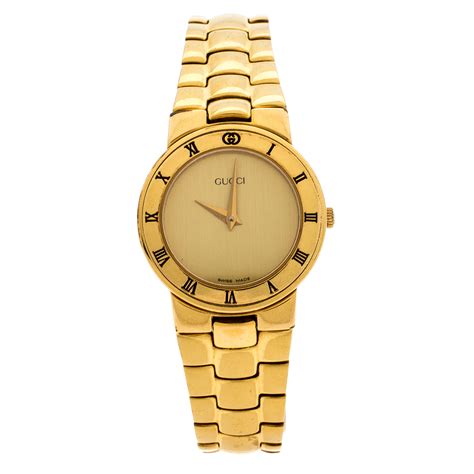 gucci horloge goud|Gucci gold watch warranty.